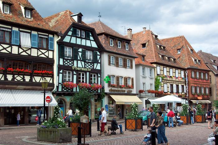 Place du marché d'Obernai